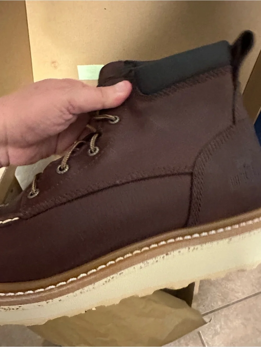 Red Wing Shoes Men's Dark Brown Leather Boots Ashby Irish setter